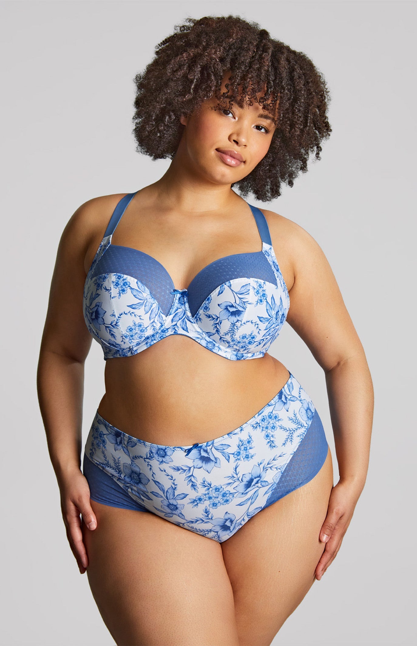 Bliss Full Cup Bra - Blue Floral