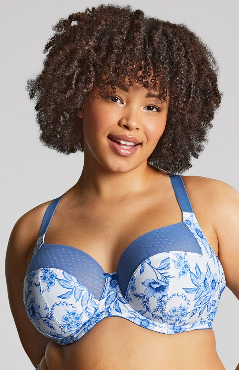Bliss Full Cup Bra - Blue Floral