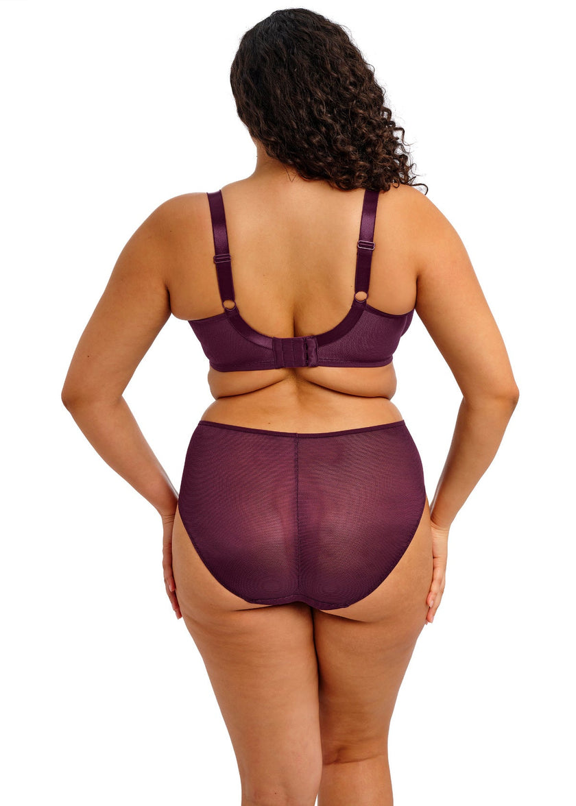 Kintai Plunge Bra - Blackberry