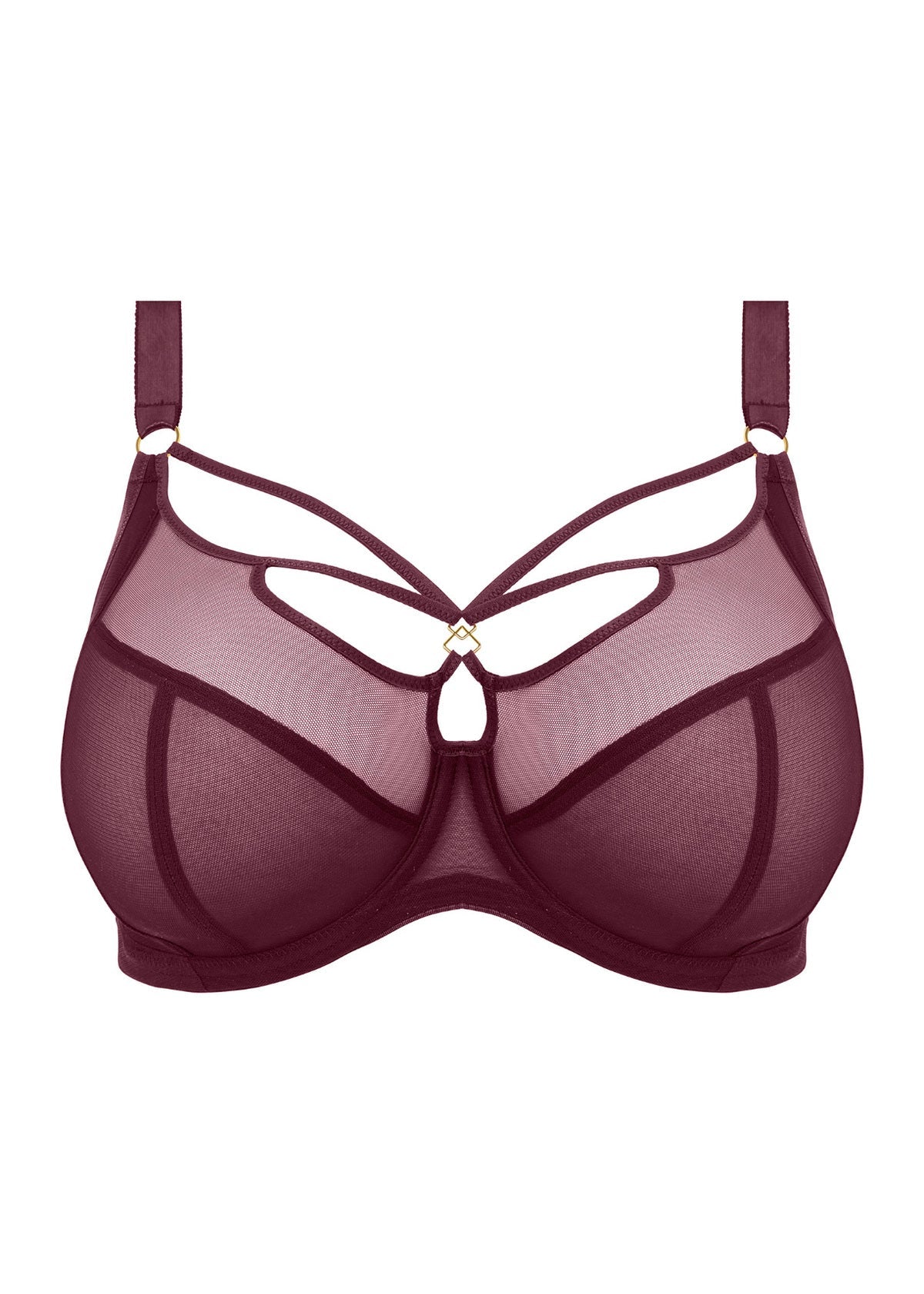 Sachi Plunge Bra - Cabernet