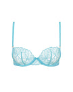 Alula Embroidered Sheer Bra Blue