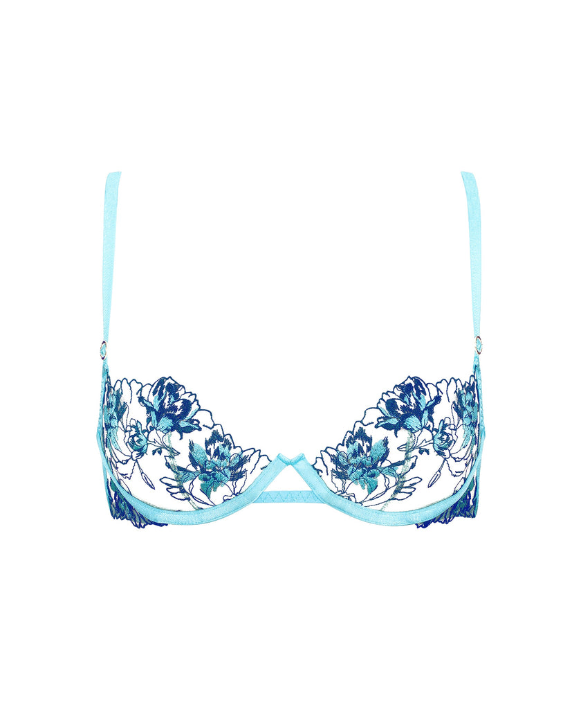 Calista Bra Blue Topaz/Sheer