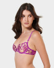 Catalina Bra Bright Violet/Sheer