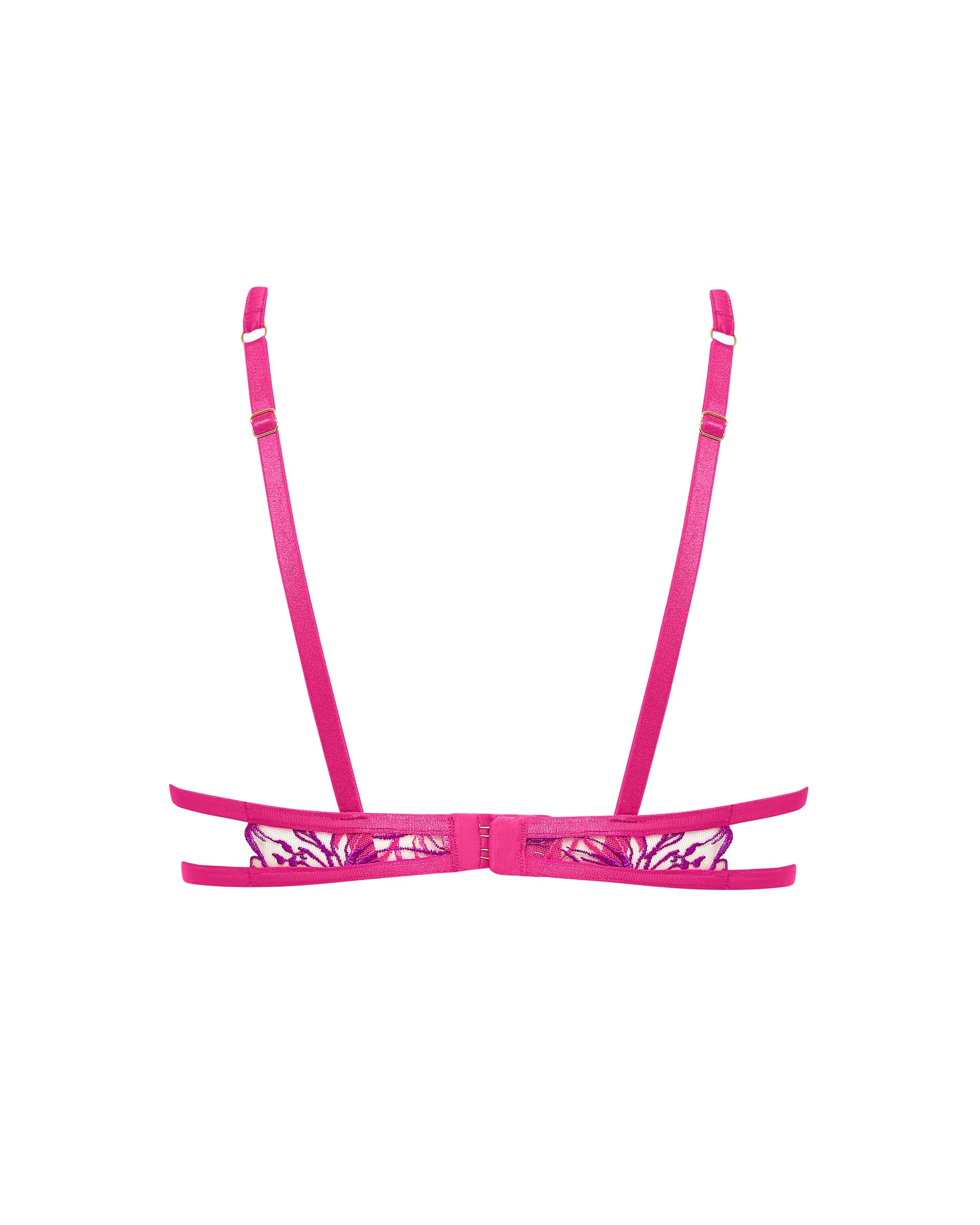 Lilly Bra Fuchsia Pink/Bright Violet/Sheer