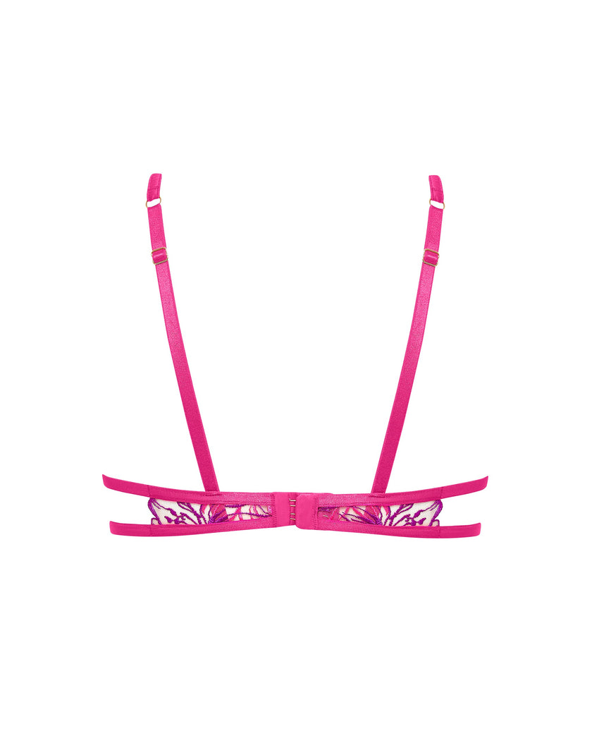 Lilly Bra Fuchsia Pink/Bright Violet/Sheer