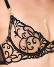 Harriet Eco Bra Black/Sheer