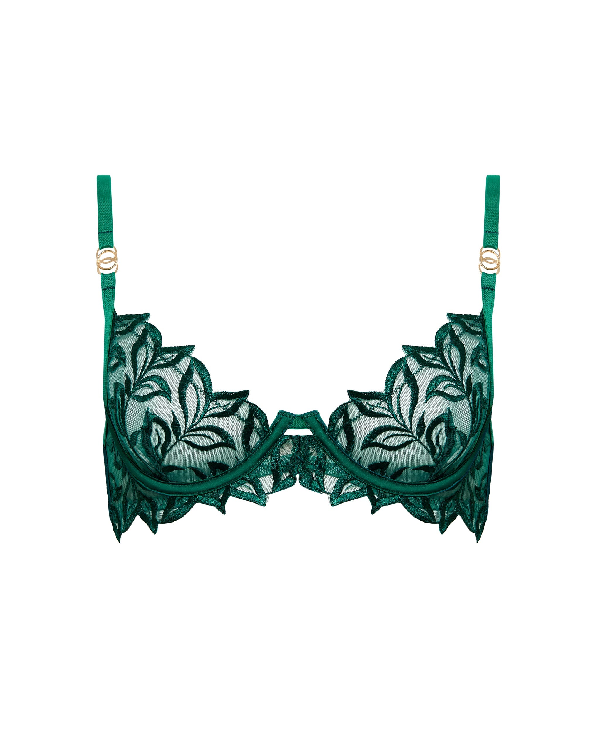 Isadora Bra Aventurine Green