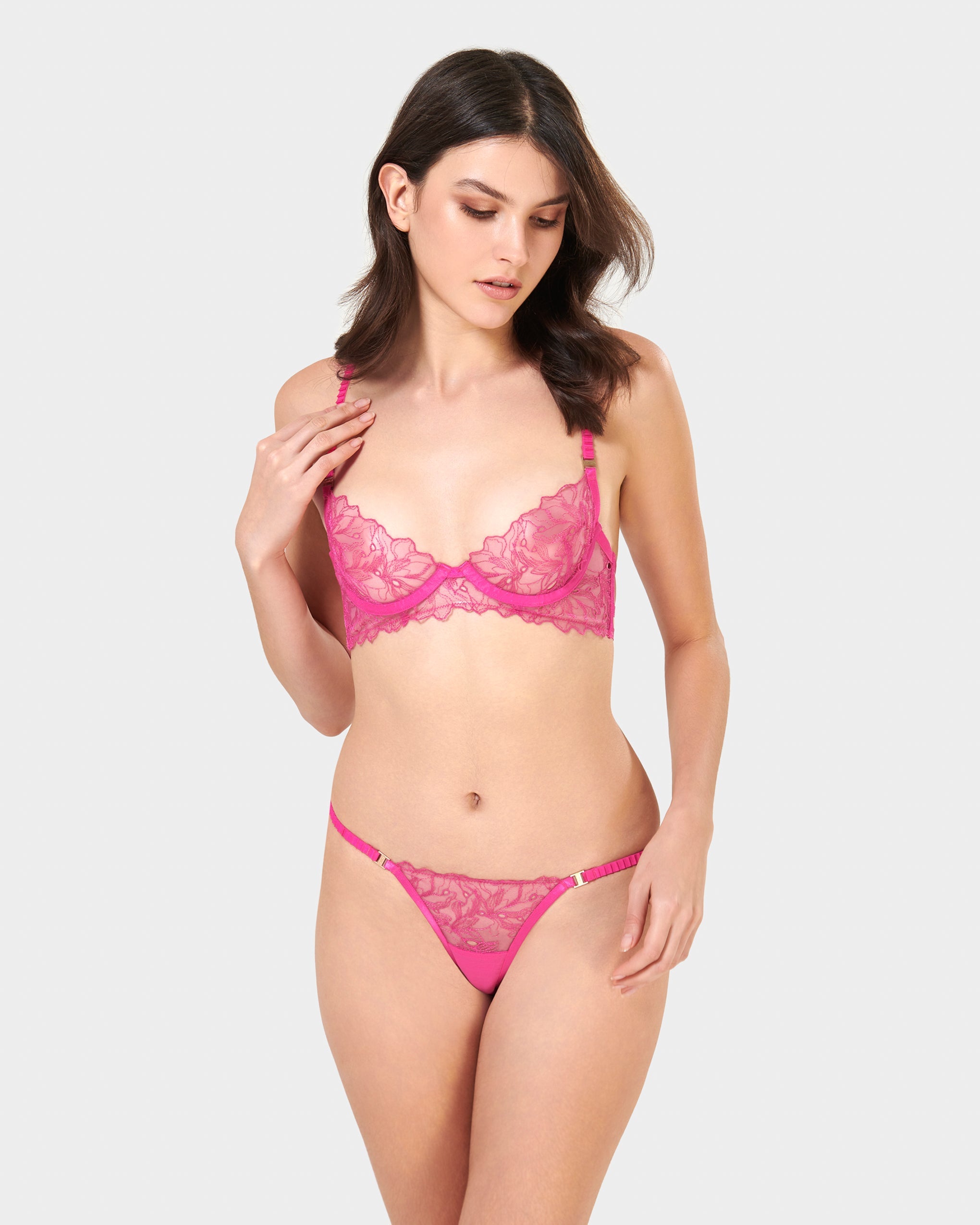 Astra Wired Bra Fuchsia Pink