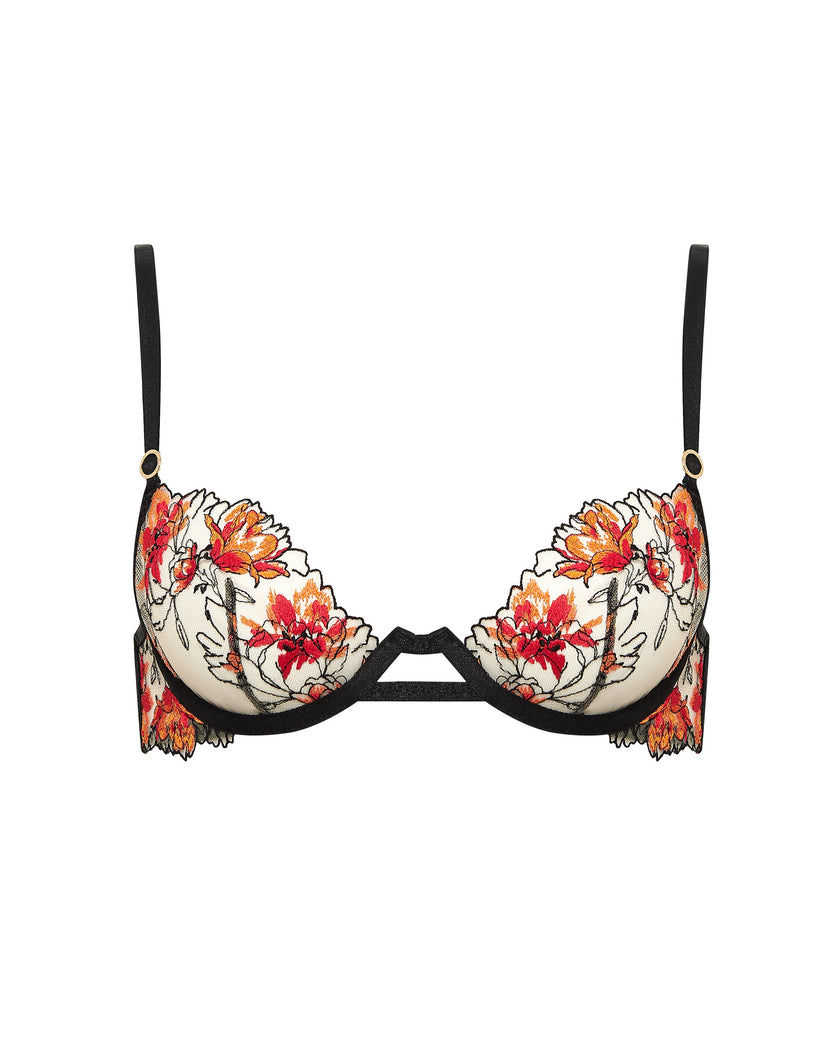 Calista Wired Bra Black/Red