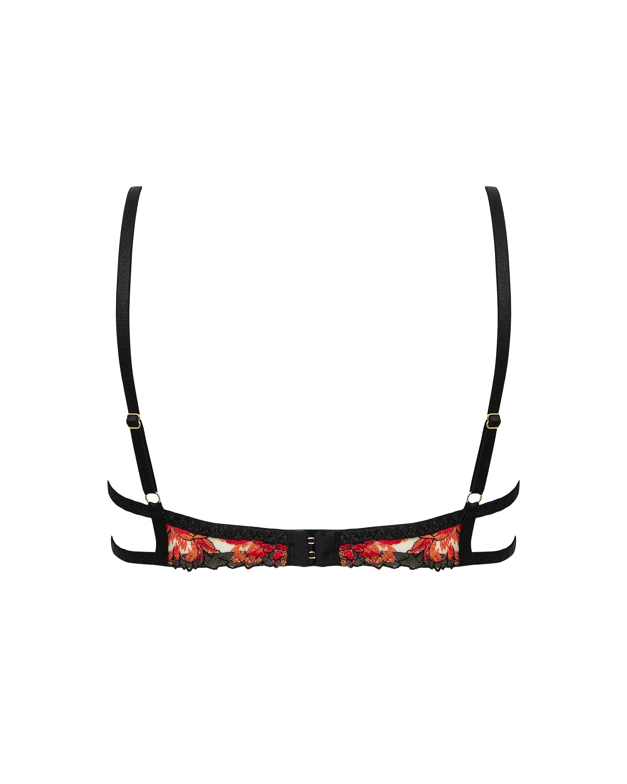 Calista Wired Bra Black/Red