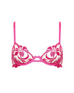 Leonora Wired Bra Fuchsia Pink/Sheer
