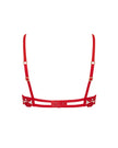 Marian Embroidered Balcony Bra Red
