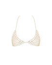 Marli Diamond Lattice Bra Gold