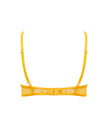 Laurel Leaf Embroidered Bra Gold