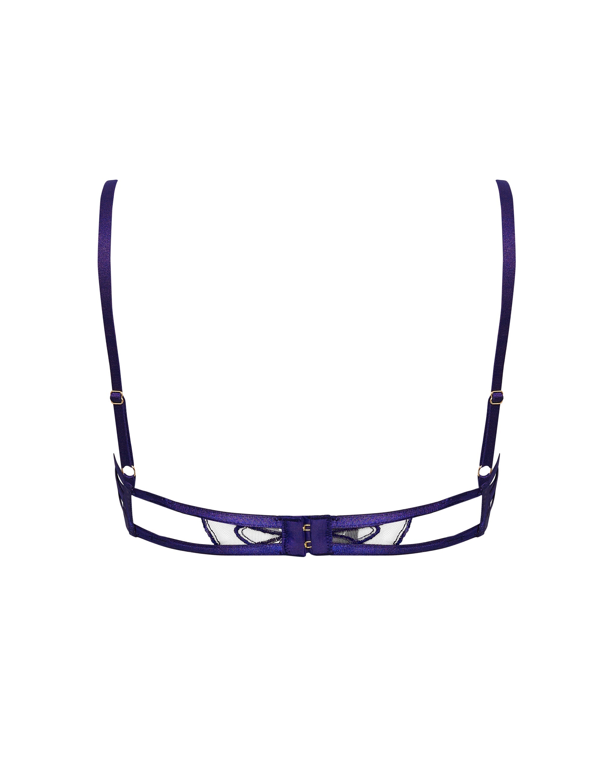 Beatrix Wired Bra Acai Purple/Sheer