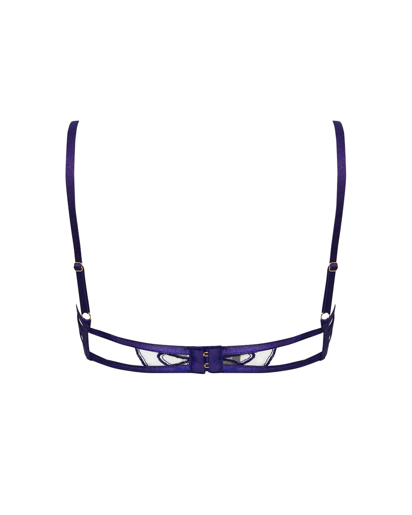 Beatrix Wired Bra Acai Purple/Sheer