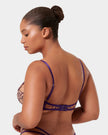 Beatrix Wired Bra Acai Purple/Sheer