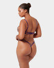 Beatrix Wired Bra Acai Purple/Sheer
