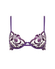Leonora Wired Bra Acai Purple/Sheer