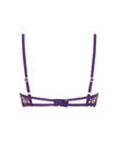 Leonora Wired Bra Acai Purple/Sheer