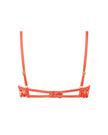 Leonora Floral Embroidered Bra Coral