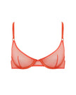 Naomi Mesh Bra Coral