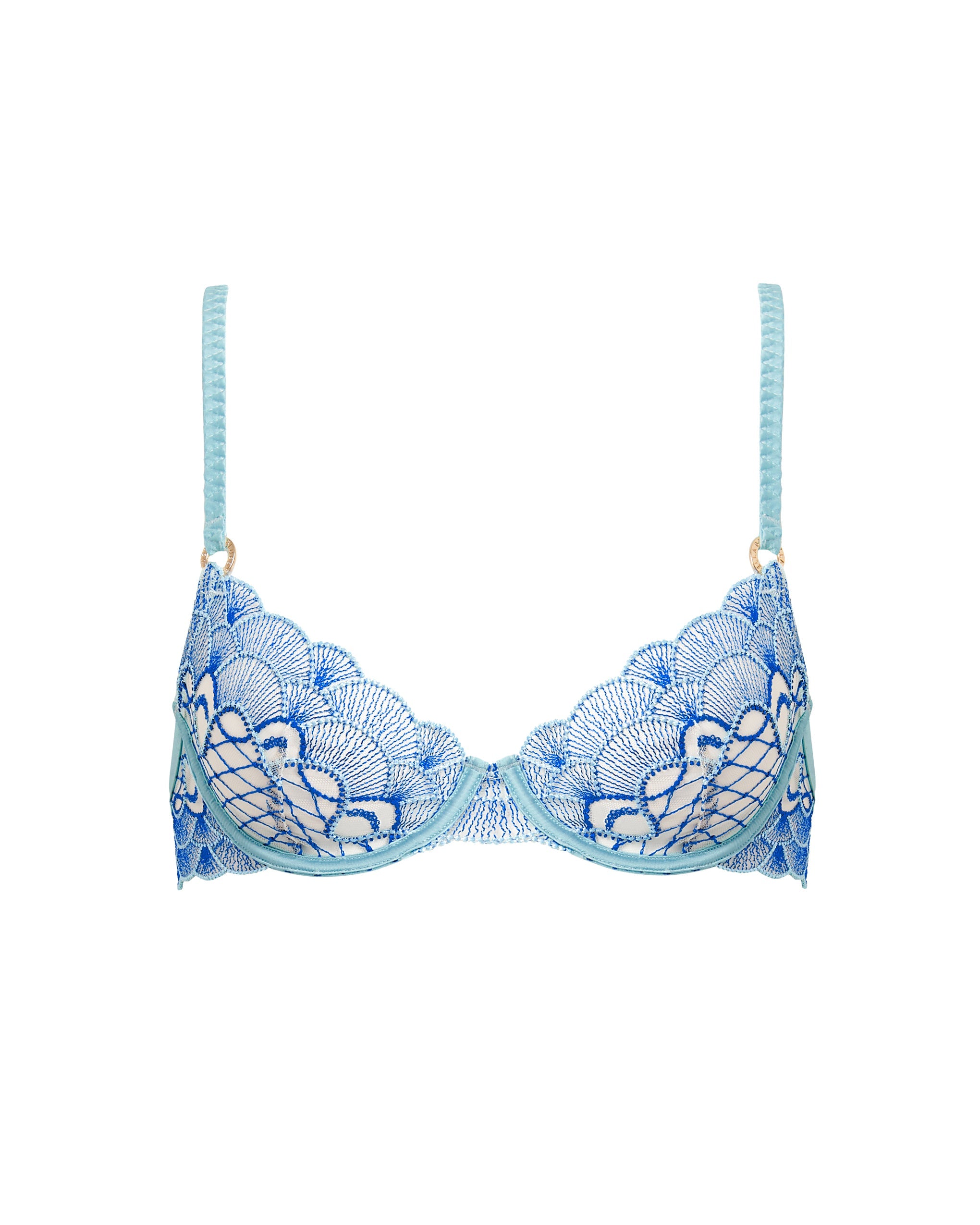 Elina Wired Bra Egyptian Blue/Island Paradise Blue/Sheer
