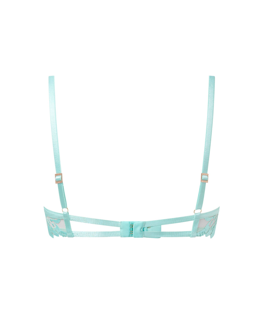 Leonora Wired Bra Island Paradise Blue/Sheer