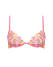 Patrice Sheer Bra Pink/Yellow