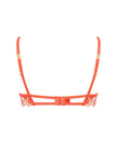 Harlow Heart Embroidered Bra Coral
