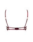 Geneva Embroidered Longline Bra Cherry