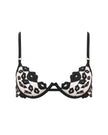 Marian Embroidered Bra Black