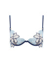 Calantha Floral Lace Bra Blue