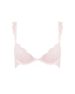 Marabel Embroidered Sheer Bra Pearl Pink