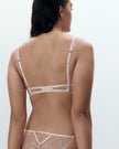 Marabel Embroidered Sheer Bra Pearl Pink