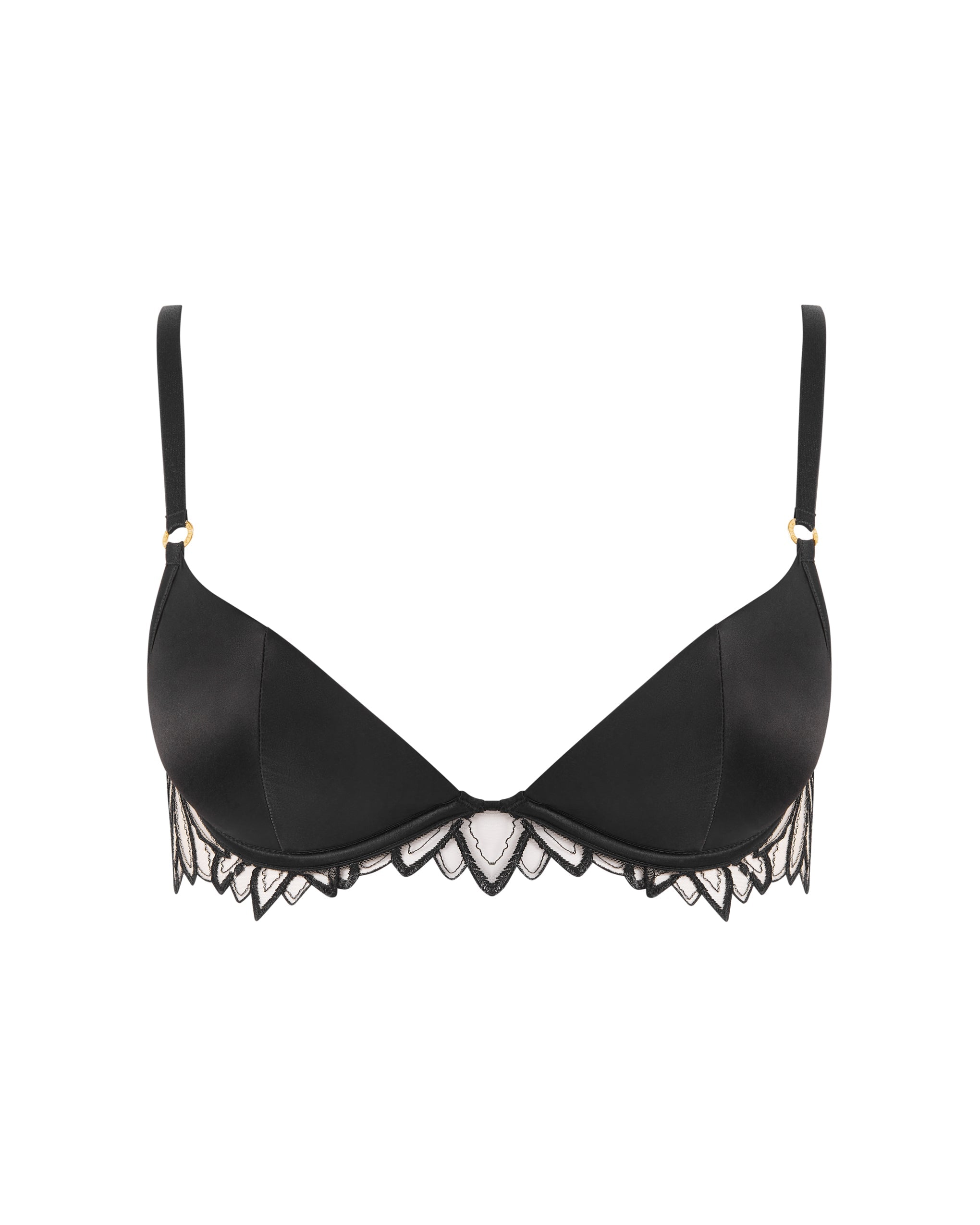 Pavlina Moulded Push Up Bra Black