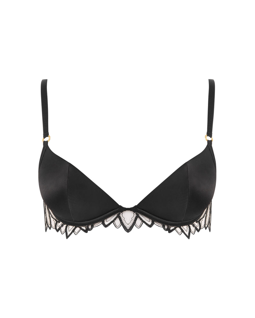 Pavlina Moulded Push Up Bra Black