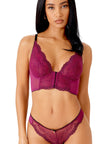 Superboost Lace Deep V Bra - Purple Potion
