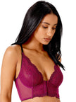 Superboost Lace Deep V Bra - Purple Potion