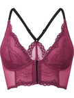 Superboost Lace Deep V Bra - Purple Potion