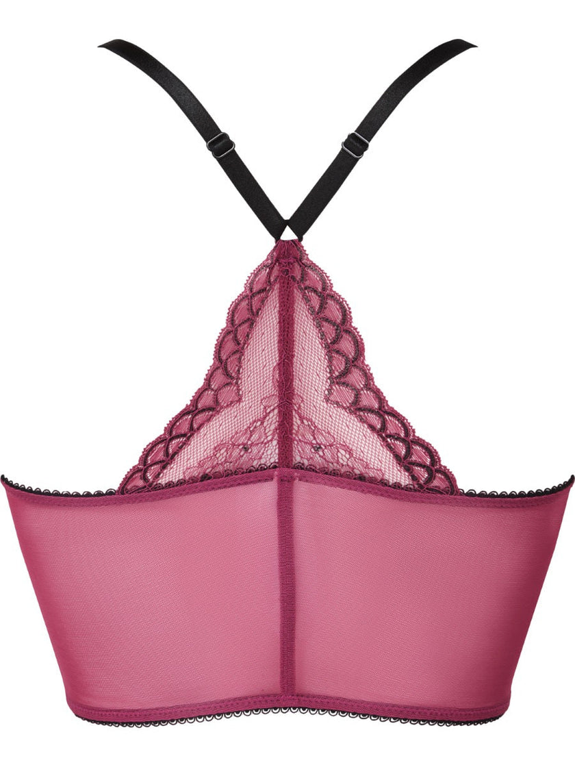 Superboost Lace Deep V Bra - Purple Potion