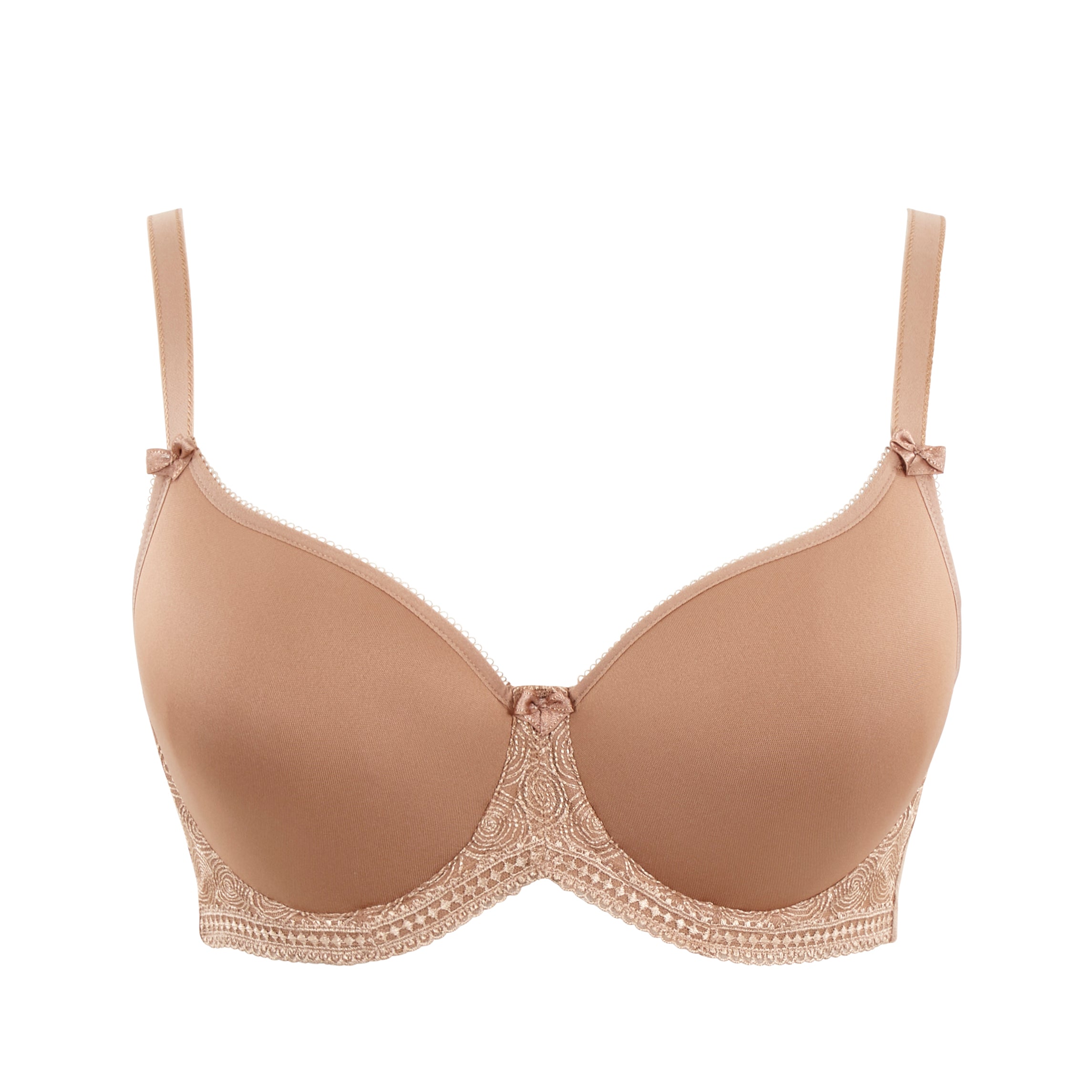 Cari Moulded Spacer T-Shirt Bra - Caramel