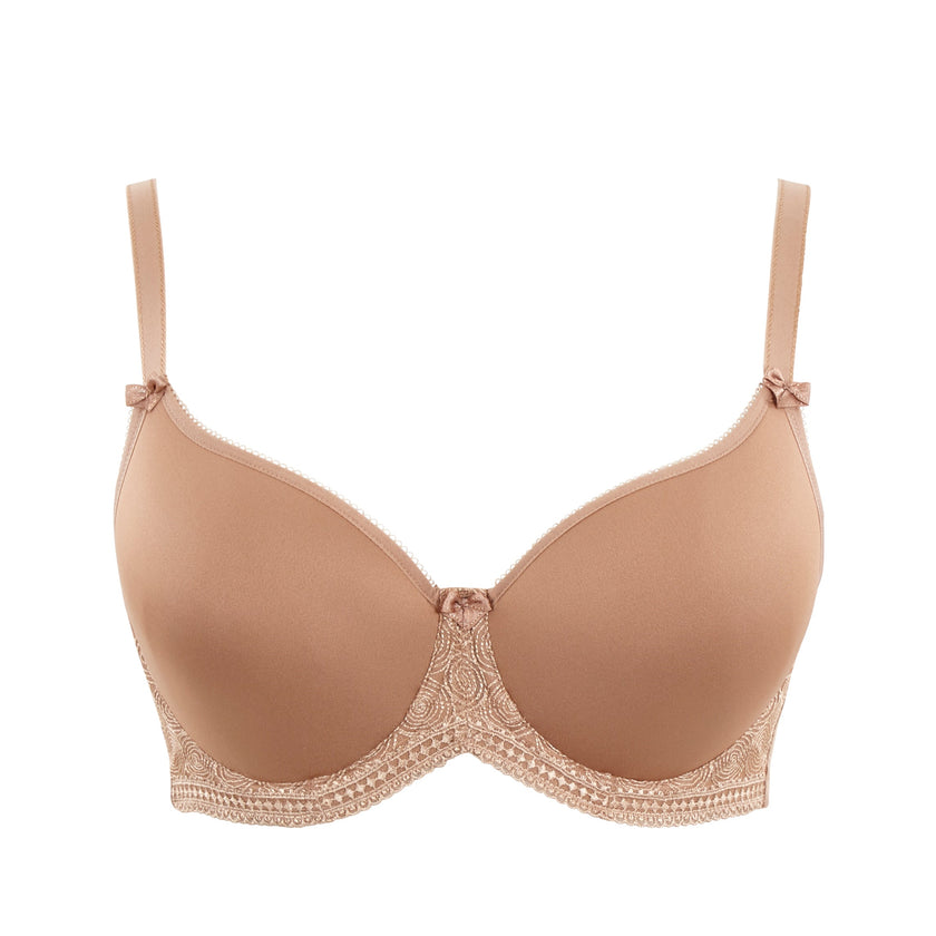 Cari Moulded Spacer T-Shirt Bra - Caramel