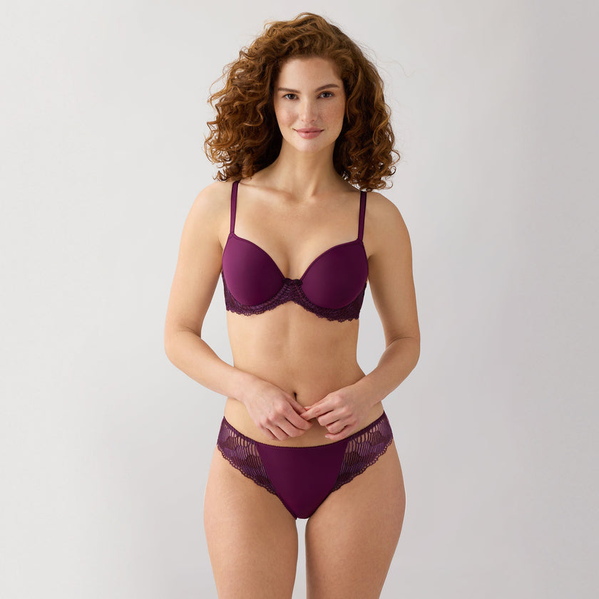 La Femme Underwire T-Shirt Bra - Winter Bloom