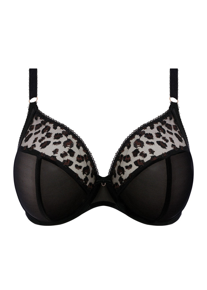 Namrah Bandless Plunge Bra - Black
