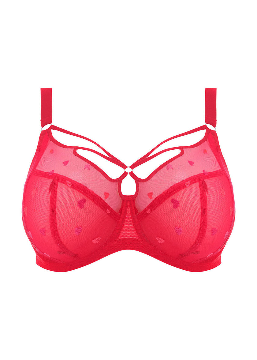 Sachi Plunge Bra - Red Confetti