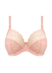 Lucie Stretch Plunge Bra - Blush Pink