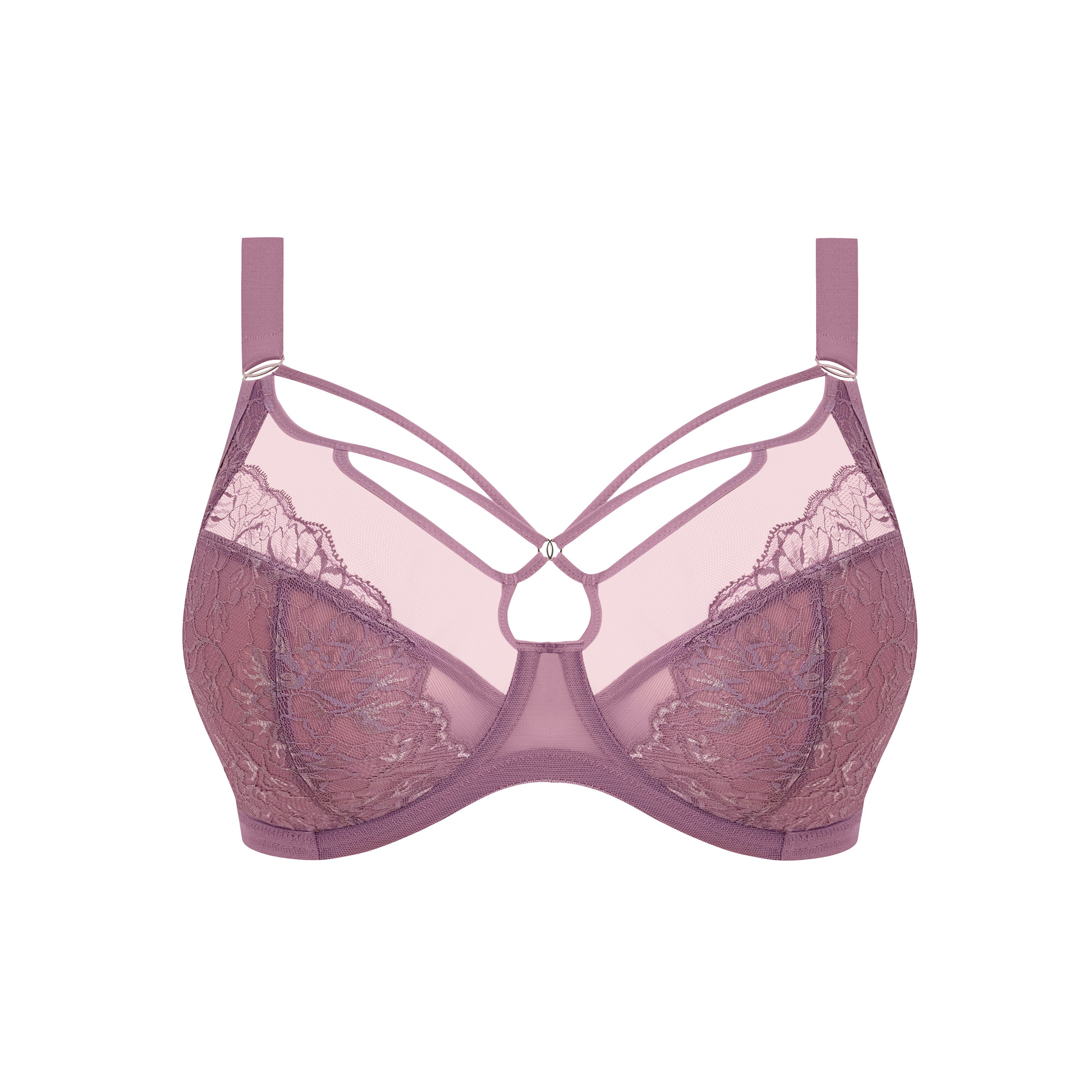 Brianna Plunge Bra - Heather