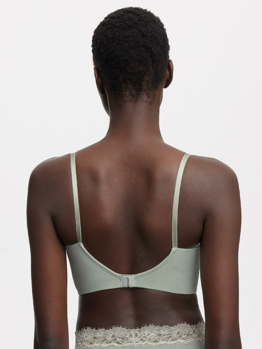 Entice Longline Lightly Lined Bra - Frosted Jade