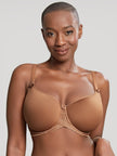 Cari Moulded Spacer T-Shirt Bra - Caramel